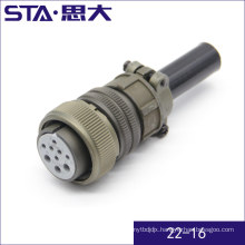 AC 500V MS3106A Female Male 2-17 Pins Military Circular Connector